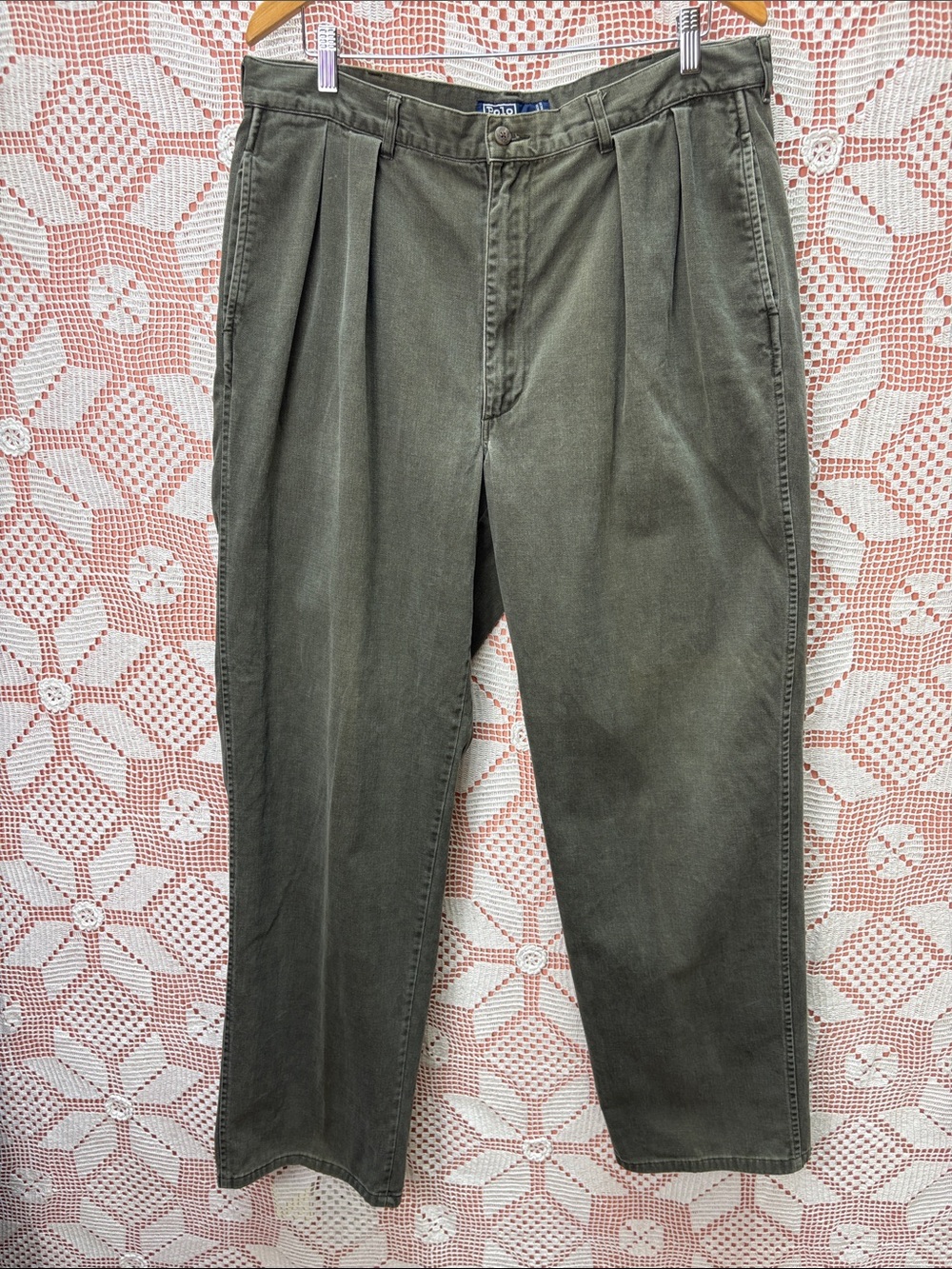 Polo Ralph Lauren Vintage Pleated Chino Pants 38